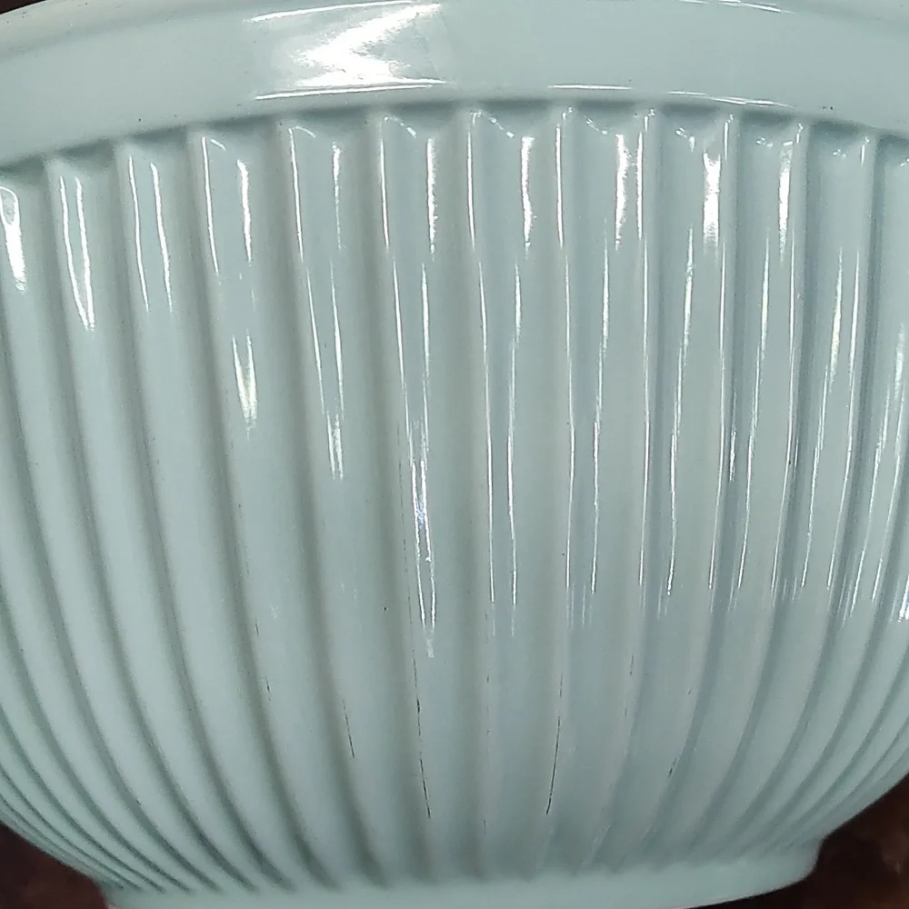 Williams Sonoma Ribbed Ceramic Bowl